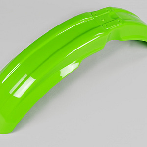 UFO PLAST Front fender - Kawasaki 026 (greenUFO PLAST Front Fender - Kawasaki 026 (green)