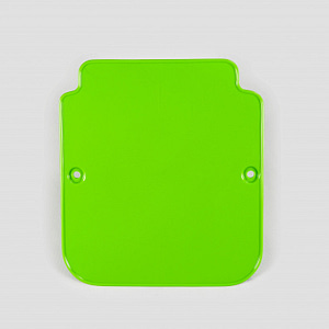 UFO PLAST Front Number Plate – Kawasaki 026 (green)