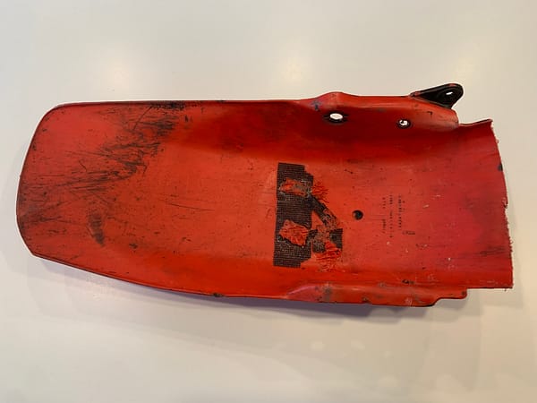 1982 HONDA Cr 80 Rear Fender – OEM 80100-GC4-000ZA (red)