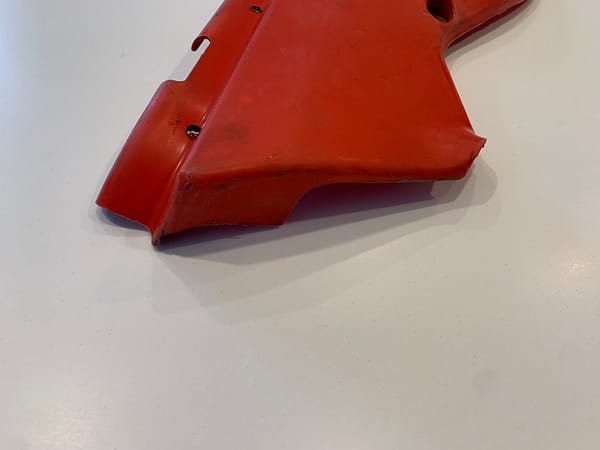 1982 HONDA Cr80 Left Side Panel - OEM 83610-GC4-000ZA (red)